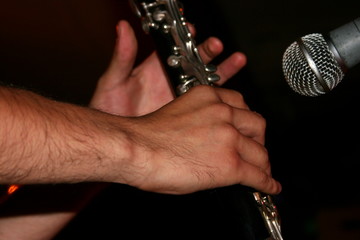 playing clarinet -7