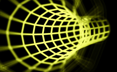 3d abstract tunnel