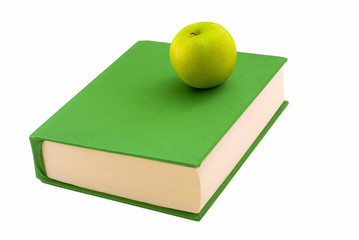 apple on book