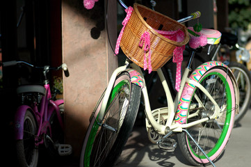 pink bikes