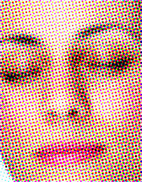 woman face - rasterized