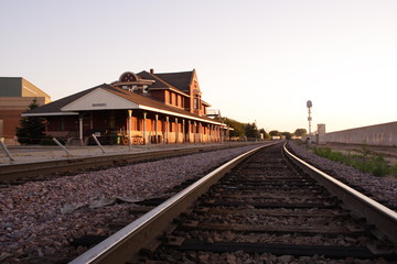 Fototapeta na wymiar Stacja kolejowa Mankato