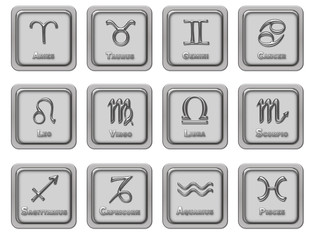 zodiac signs - icons