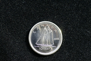 2006 canadian dime front