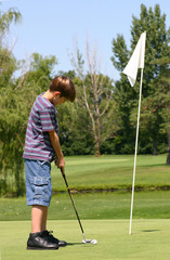 boy chipping