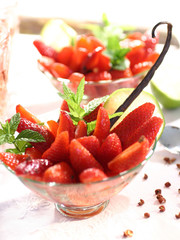 salade de fraises