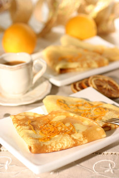 cr&ecirc;pes suzette