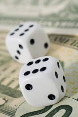 dice on money