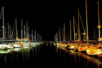 night marina © Kushnirov Avraham