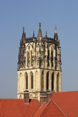Fototapeta na wymiar cathedral tower.