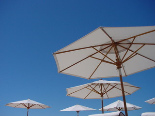 resort umbrellas