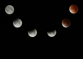 total lunar eclipse © Vladimir Wrangel