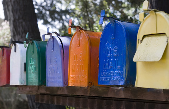 Row Of Mail Boxes