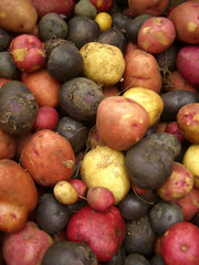 fresh potatoes