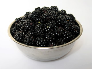 blackberries in a dish
