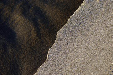 sand stream edge