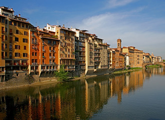 Naklejka premium bords de l'arno