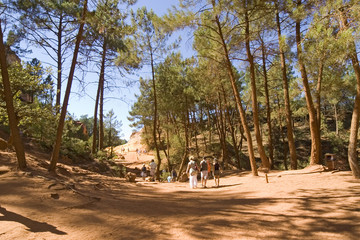 sentier des ocres