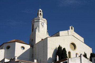 Fototapeta na wymiar Kościół Cadaques, Katalonia