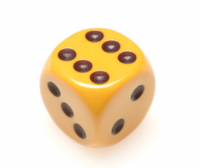 yellow die
