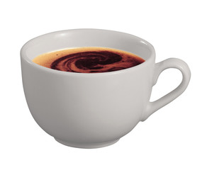 coffee cup isolated on white
