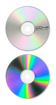 blank cd top and bottom