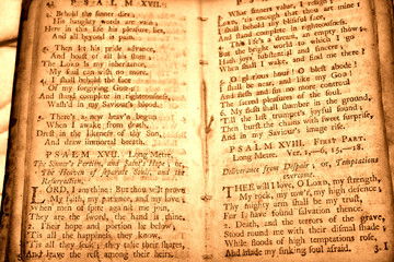 Obraz premium bible parchment