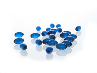 blue gel pills