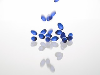 blue gel pills