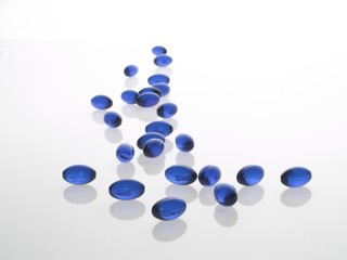 blue gel pills