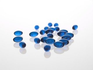 blue gel pills