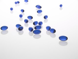 blue gel pills