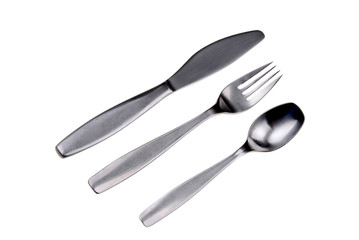 butter knife,fork and spoon