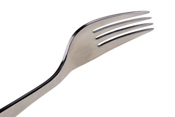 detail of silver fork