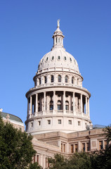 state capitol building in downtown austin, texas