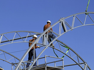 trabajadores construcción