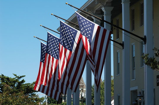 old glory at congress hall