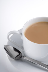 isolated cup of english tea
