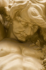 Fototapeta na wymiar gold sculpture