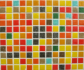 colorful mosaic tiles