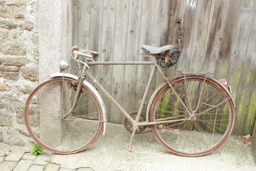 Naklejka na ściany i meble stary rower