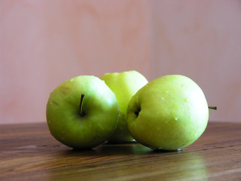 three apples