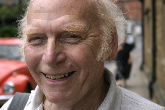 man lauging