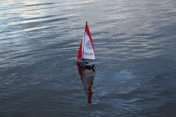 Abwaschbare Fototapete Wasser Motorsport Motorboot