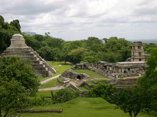 Foto auf Leinwand Maya-Stätte von Palenque © beatrice prève