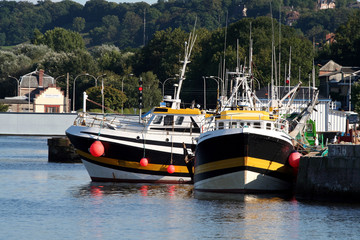 Fototapeta premium bateaux de pêche
