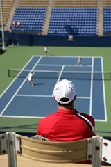 Zelfklevend Fotobehang tennis match © Stephen Coburn