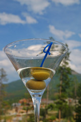martini against the sky