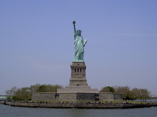 Fototapeta na wymiar Statua Wolności-przodu