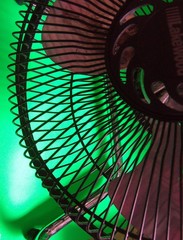 fanin green back ground